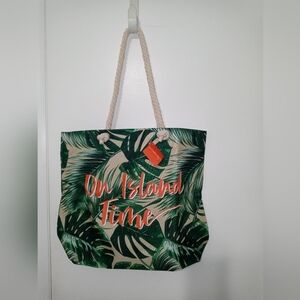 Ulta beauty "On Island Time" Tropical Nylon Beach/Tote/Travel Shoulder bag